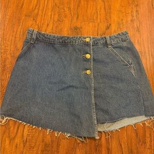 Zara Blue Denim Skort